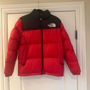 The North Face Red and Black Insulated Jacket